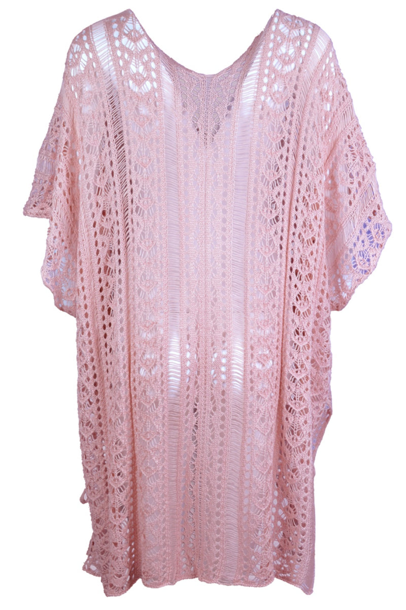 Angel Wings Cutout V-Neck Cover-Up with Tassel